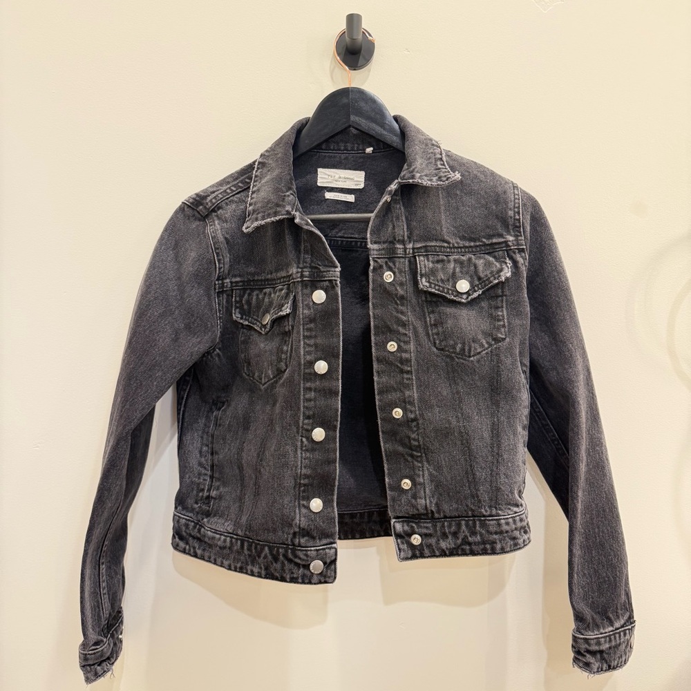 Rag & Bone Charcoal Denim Jacket